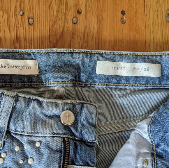 Anthropologie Pearl Detailed Skinny Jeans - Picture 5 of 10